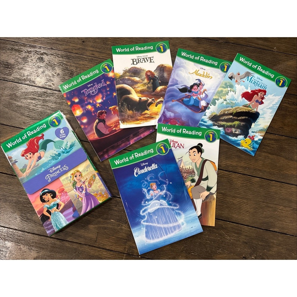 World of Reading Disney Princess Books Level‎ 1 Boxed Set: Level 1